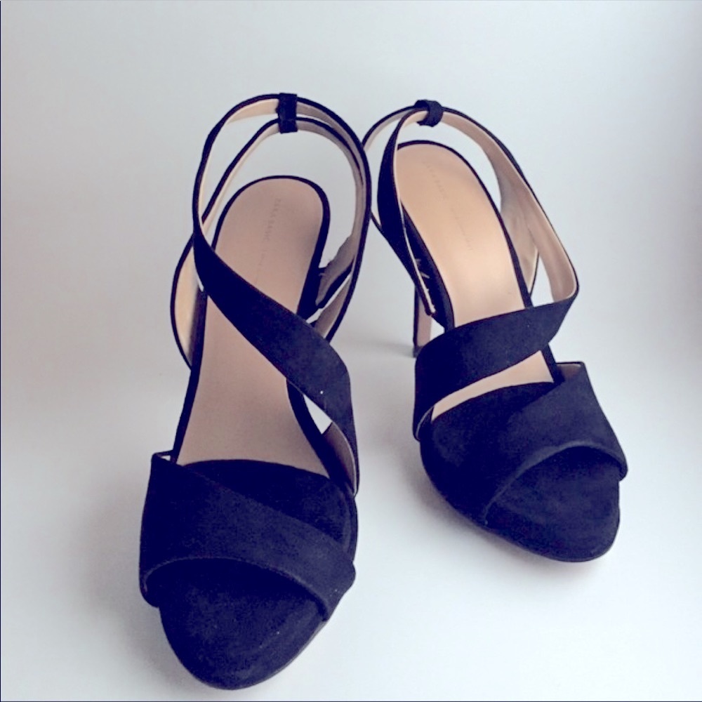 Zara black suede Heels